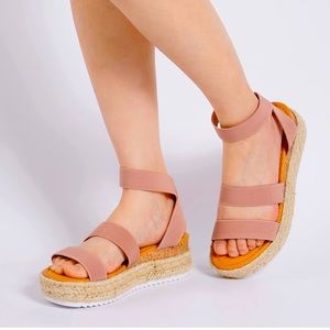 Rekayla Womens Wedge Sandals Espadrille Platform Shoes for Women